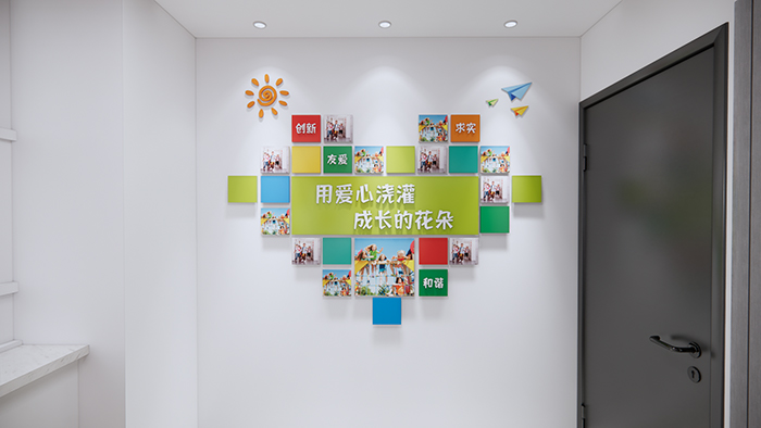 母嬰愛心墻